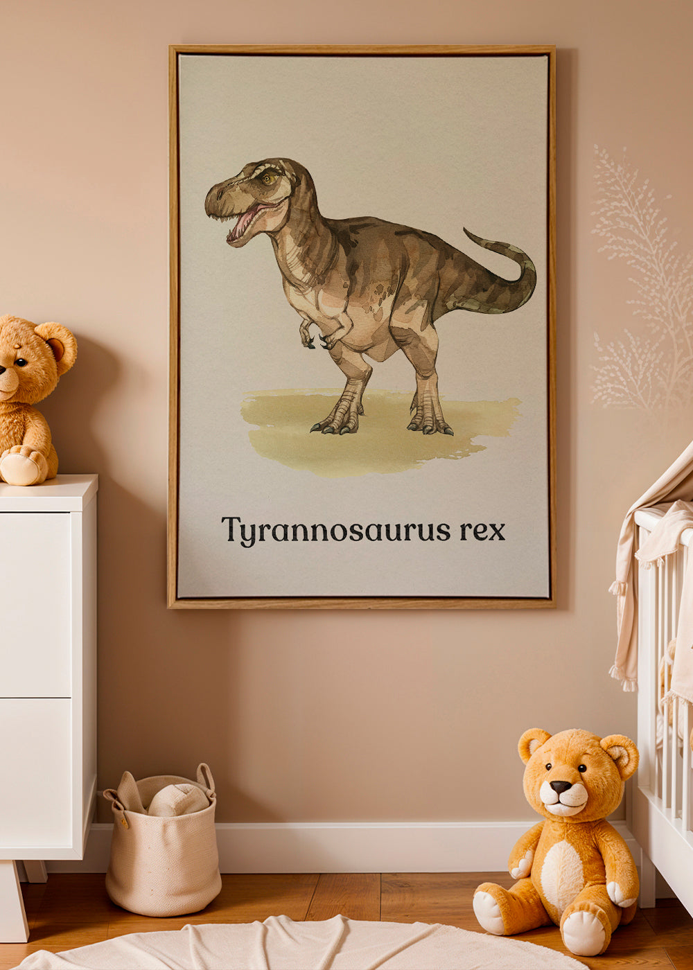 Kunstværk Tyrannosaurus rex illustration