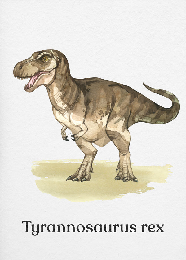 Kunstværk Tyrannosaurus rex illustration