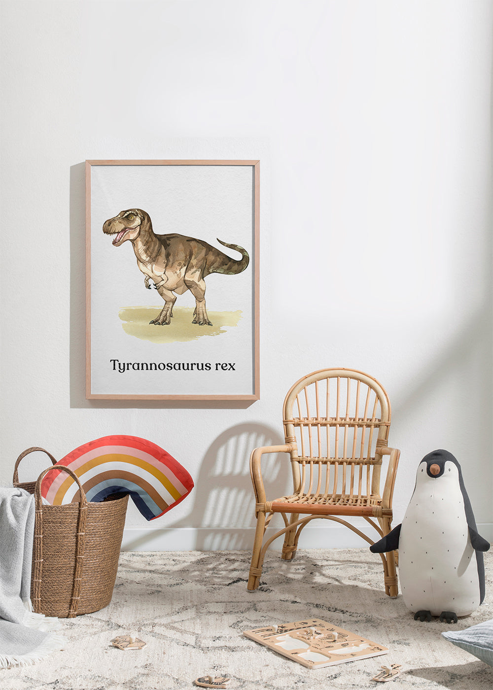 Kunstværk Tyrannosaurus rex illustration
