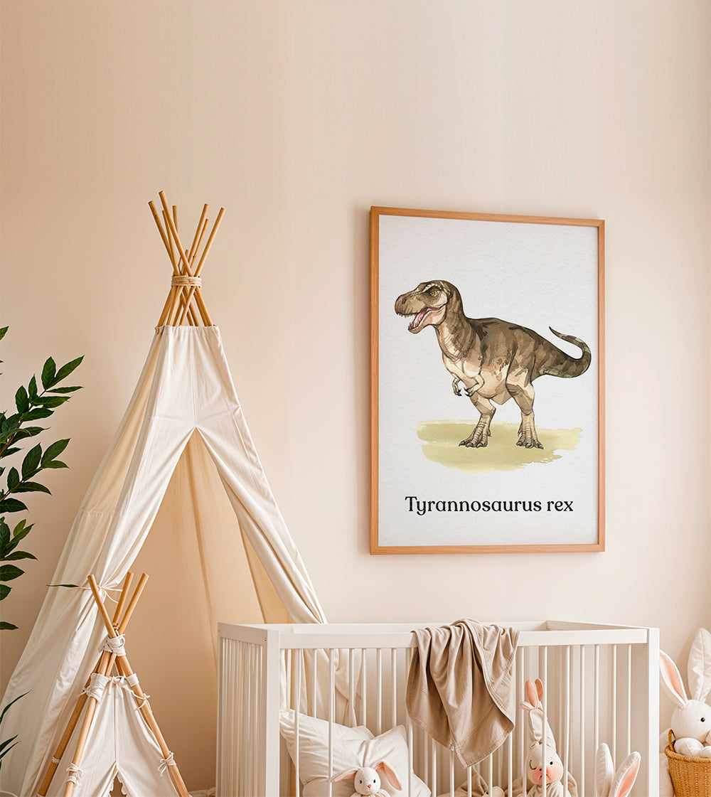 Kunstværk Tyrannosaurus rex illustration