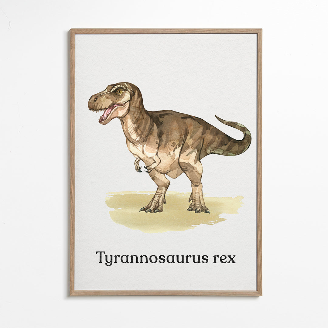 Kunstværk Tyrannosaurus rex illustration