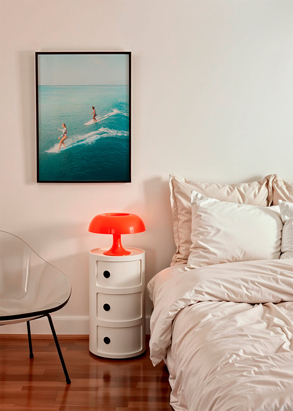 Sport kunst: surfere på åbent hav