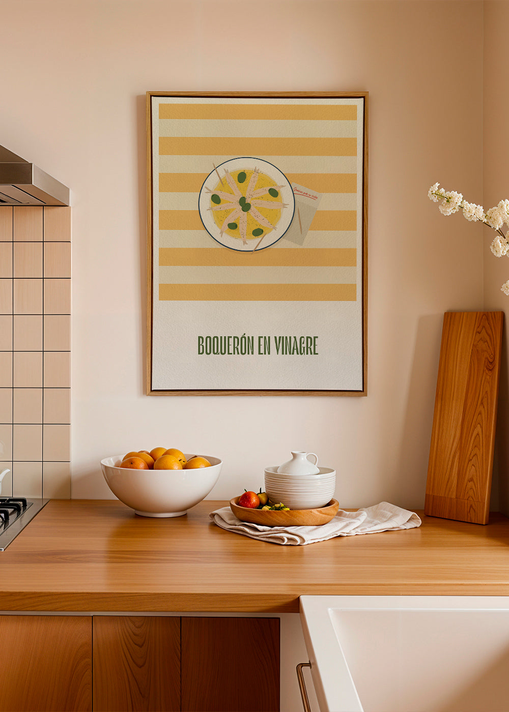 Køkkenkunst Ansjos i eddike