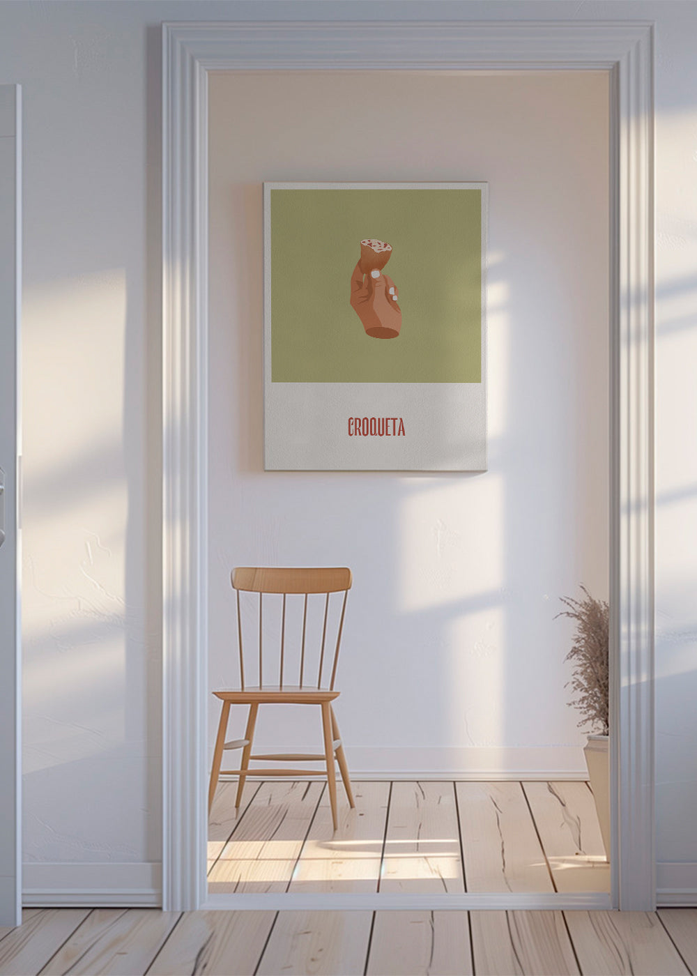 Køkkenkunst Kroket illustration