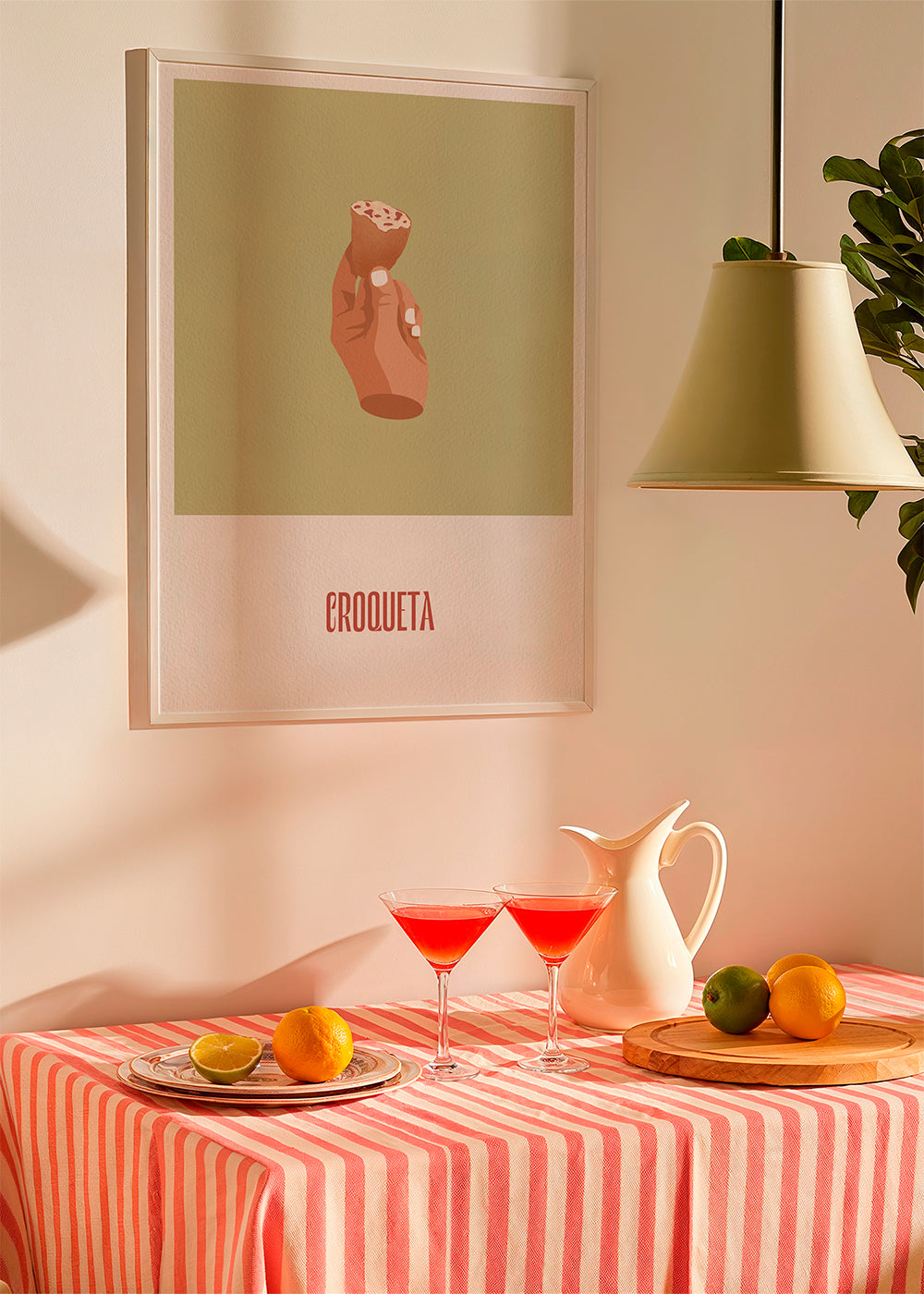 Køkkenkunst Kroket illustration
