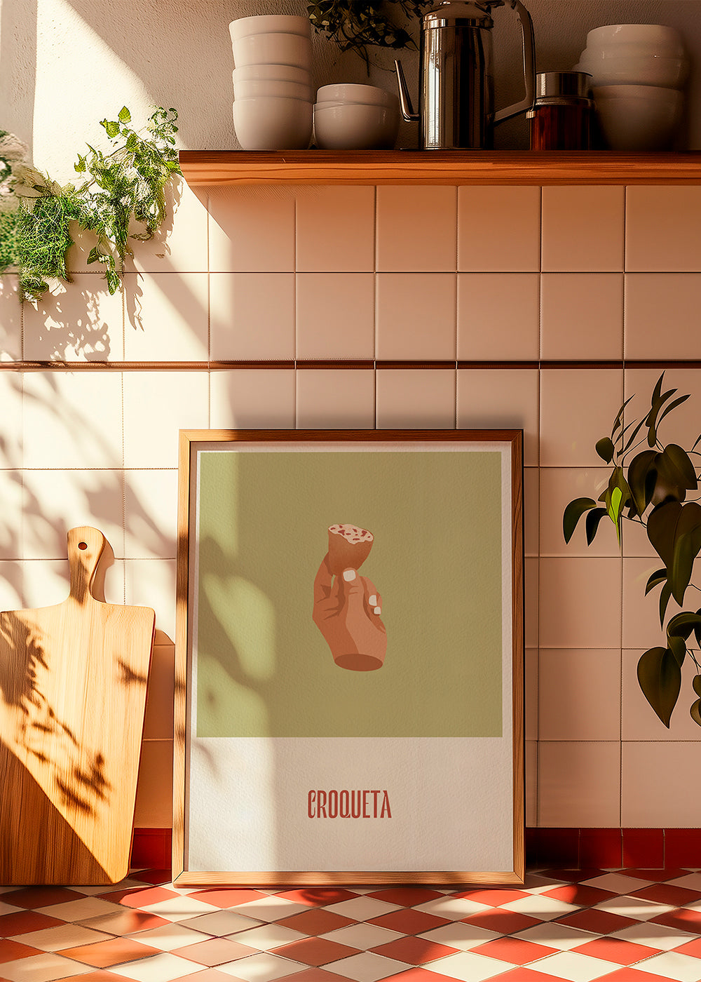 Køkkenkunst Kroket illustration