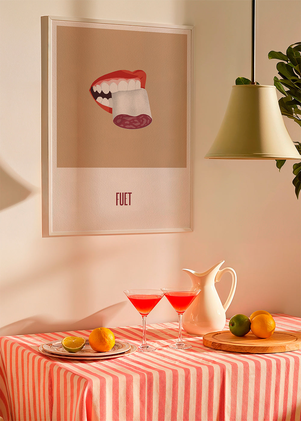 Køkkenkunst Fuet illustration