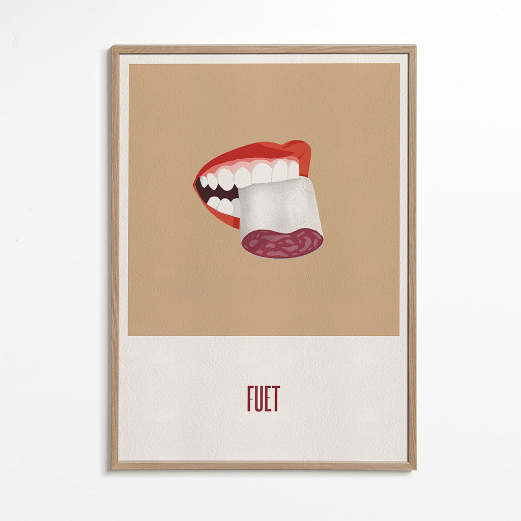 Køkkenkunst Fuet illustration