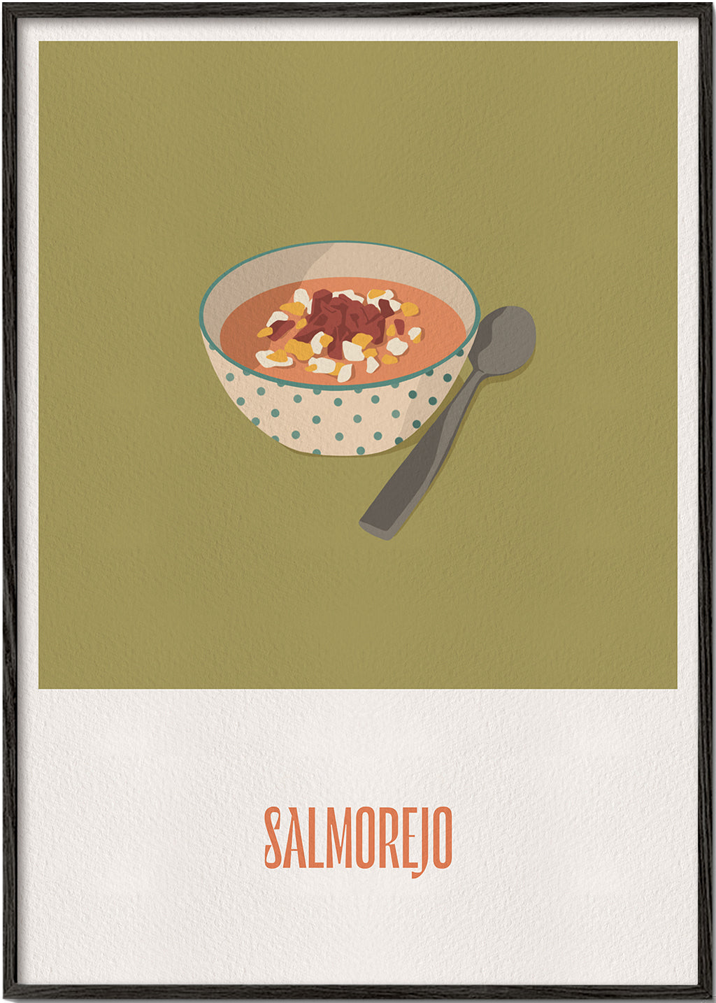 Køkkenkunst Salmorejo illustration