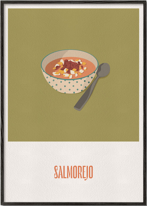 Køkkenkunst Salmorejo illustration