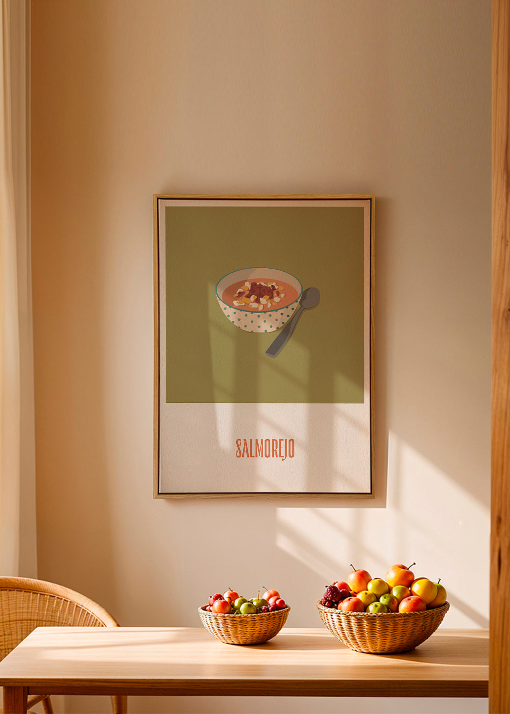 Køkkenkunst Salmorejo illustration