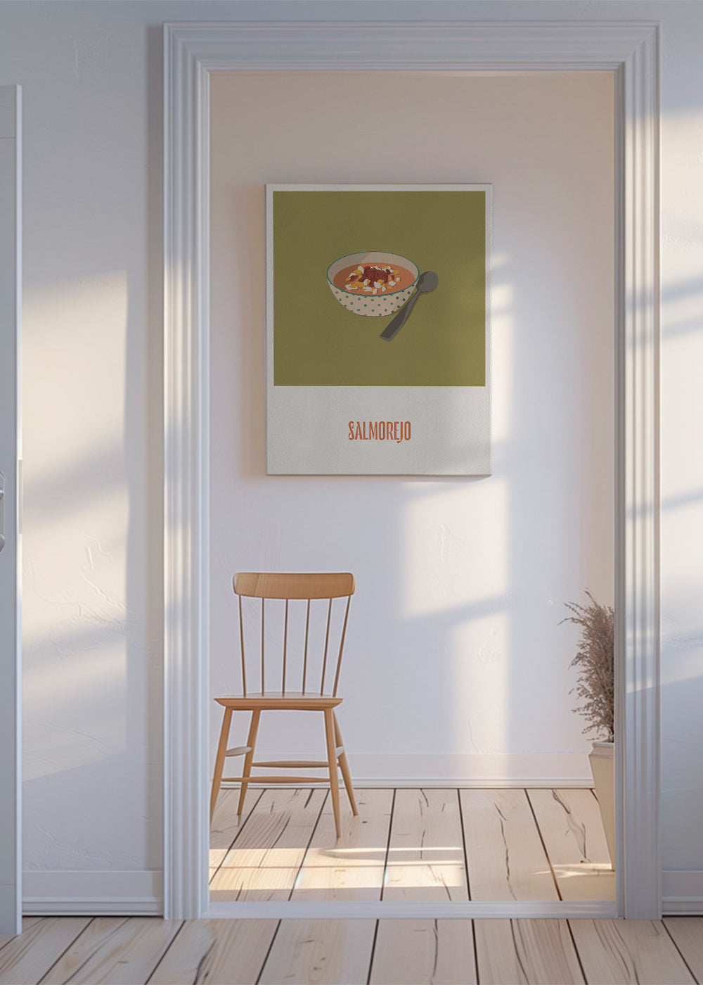 Køkkenkunst Salmorejo illustration