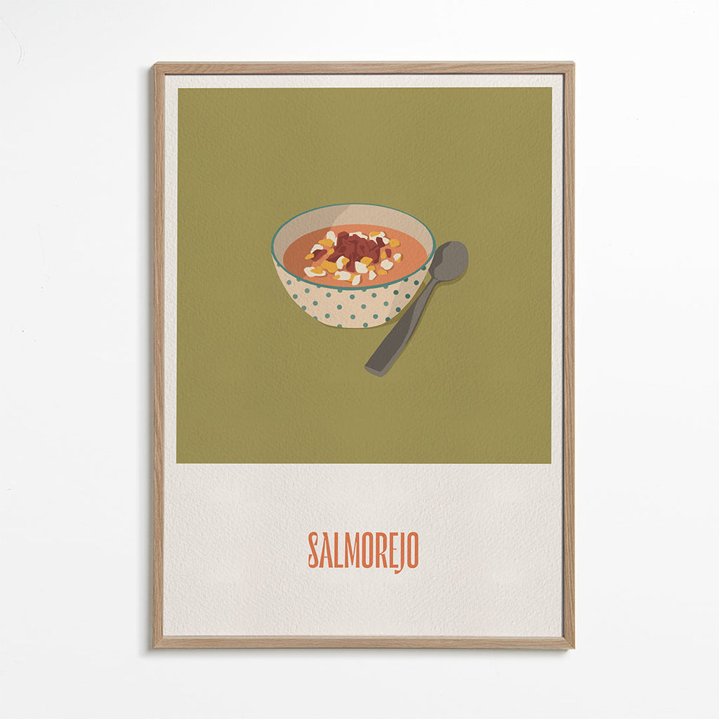 Køkkenkunst Salmorejo illustration