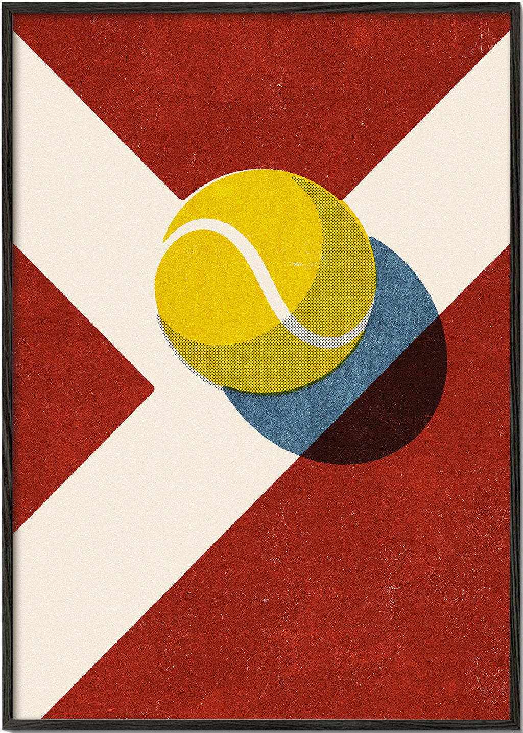 Sportsart: grafisk tennisbold