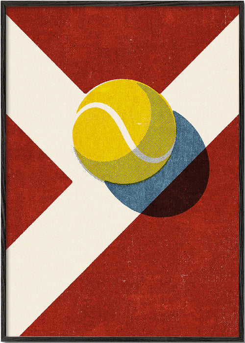 Sportsart: grafisk tennisbold