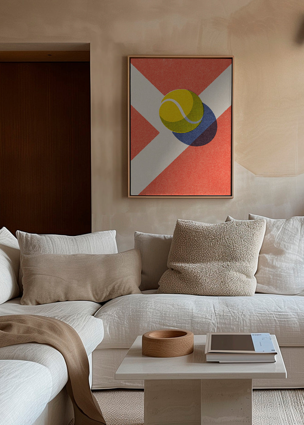 Sportsart: grafisk tennisbold