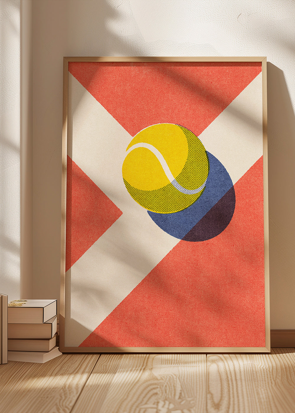 Sportsart: grafisk tennisbold
