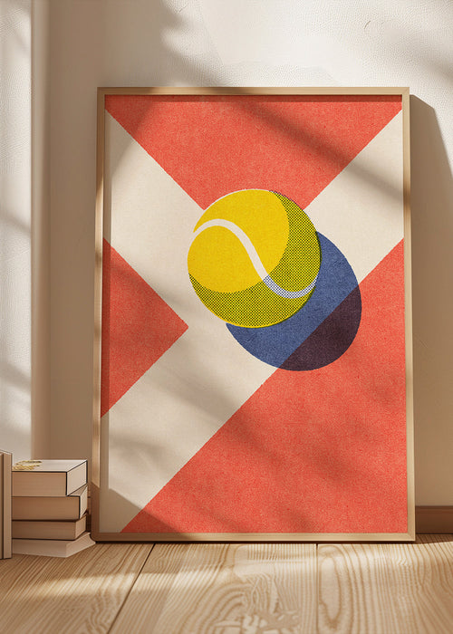 Sportsart: grafisk tennisbold