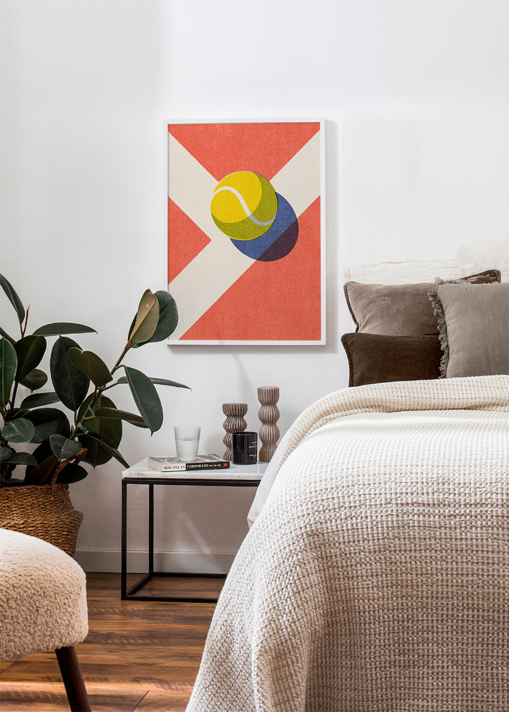 Sportsart: grafisk tennisbold