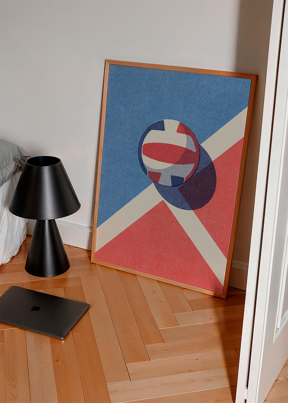 Sportkunst: Volleyball på geometrisk bane
