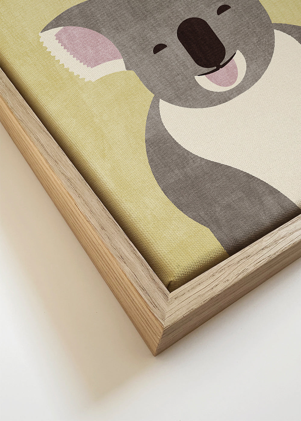Børneplakat smilende koala