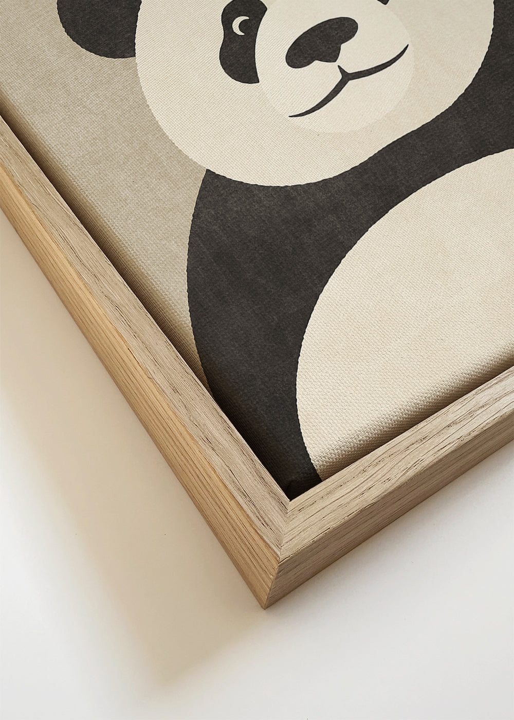 Panda illustration til børneværelset