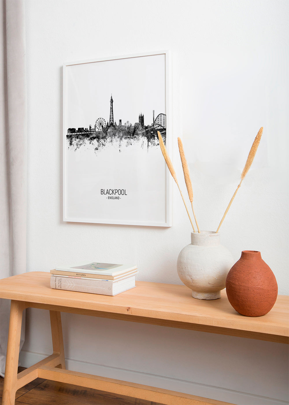 Køkkenkunst Blackpool skyline blæk