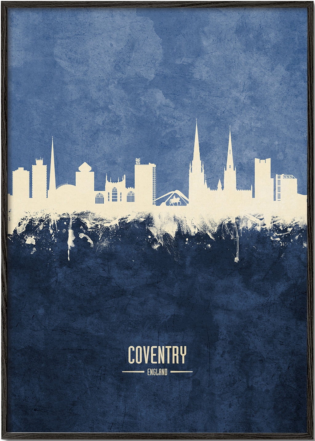 Køkkenkunst Coventry blå skyline