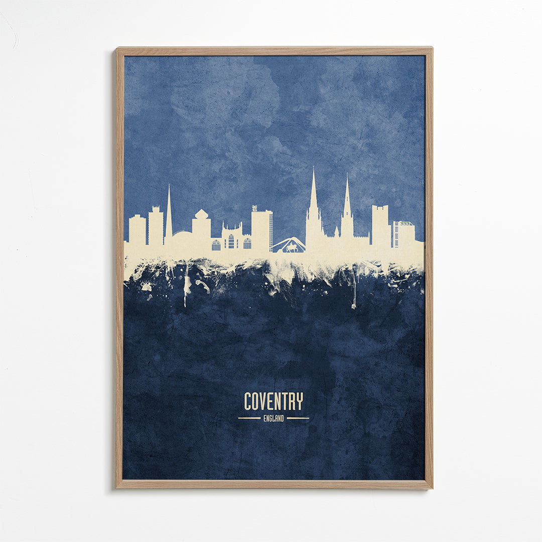 Køkkenkunst Coventry blå skyline