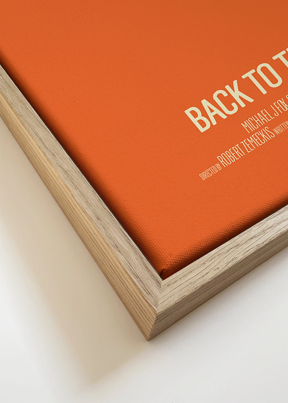 Vintage plakat DeLorean orange