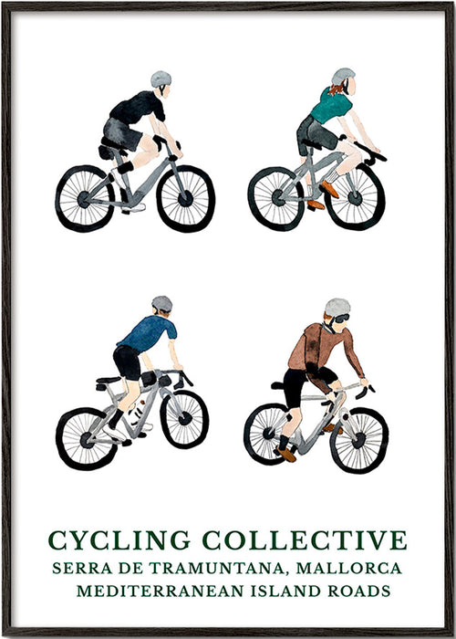 Sportkunst Mallorca cyklister