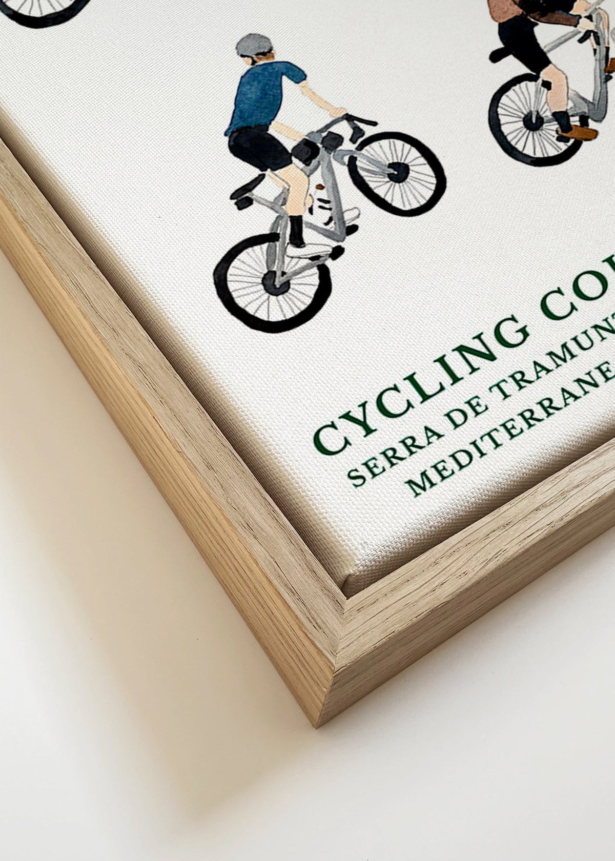 Sportkunst Mallorca cyklister
