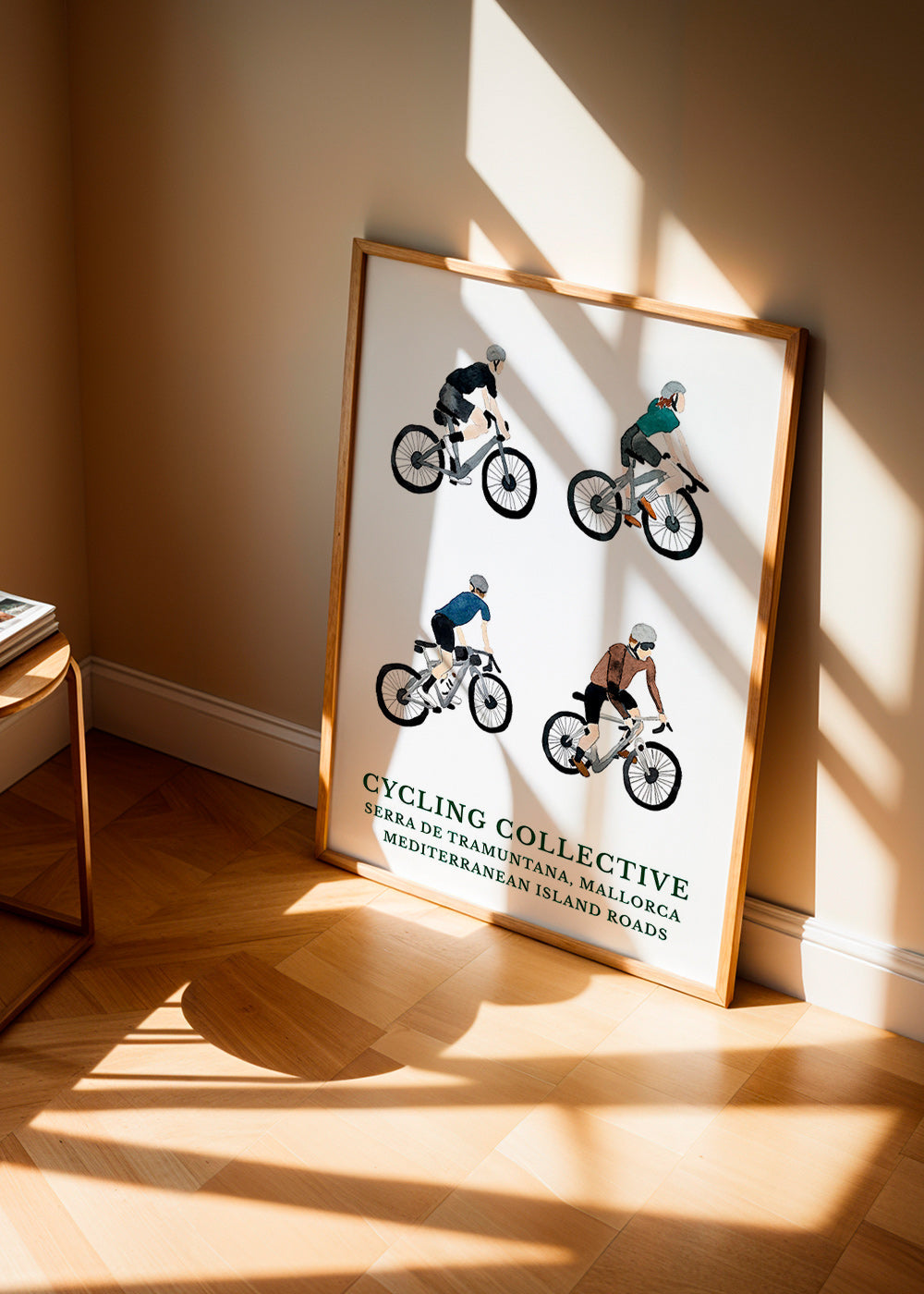 Sportkunst Mallorca cyklister