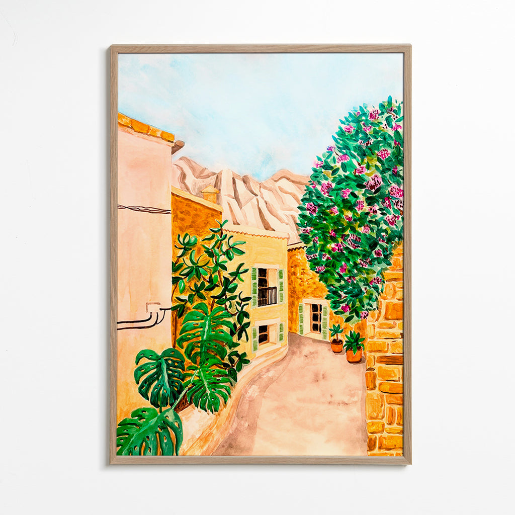 Landskabskunst: mediterraan gadekvarter