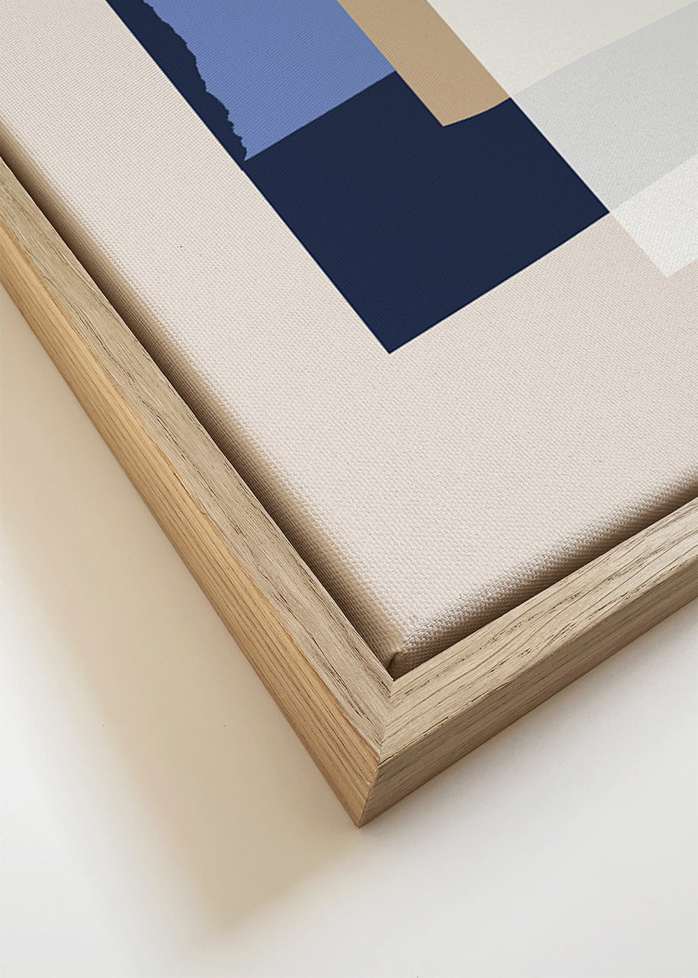 Abstrakt billede lag kurver beige