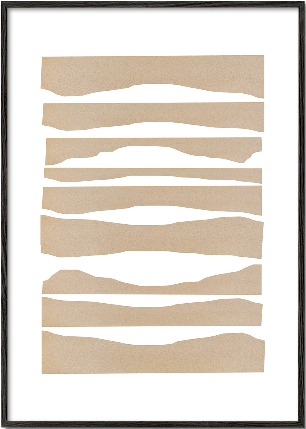 Minimalistisk billede revne beige striber