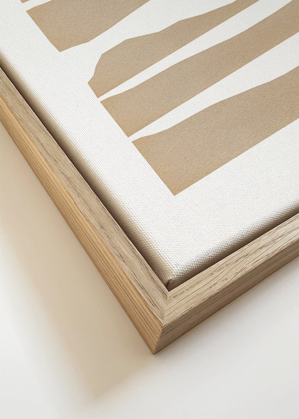 Minimalistisk billede revne beige striber