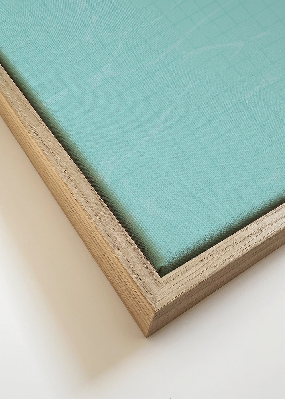 Illustration rød luftmadras i pool