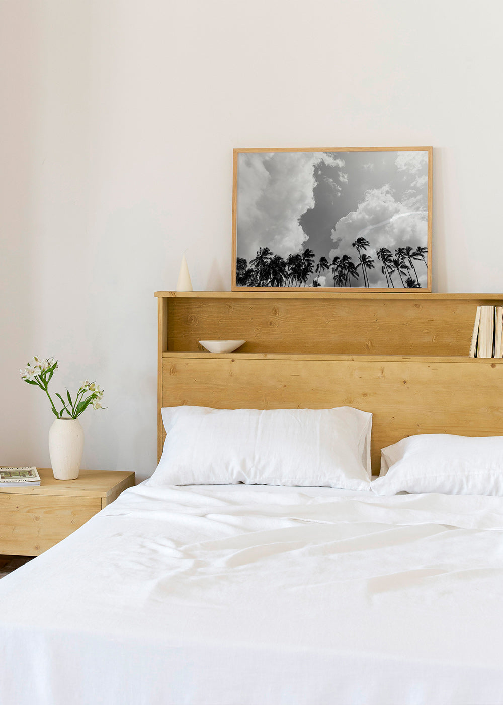Landskabskunst med palmer og dramatisk himmel – Product1
