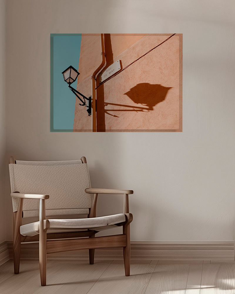Køkkenkunst Rue de May lanterne og skygge – Canvas