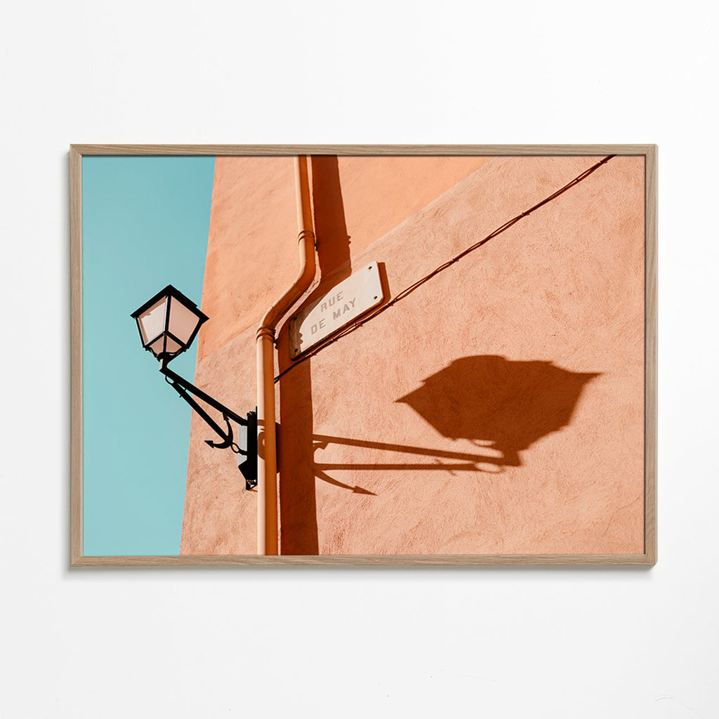 Køkkenkunst Rue de May lanterne og skygge – Oak Frame