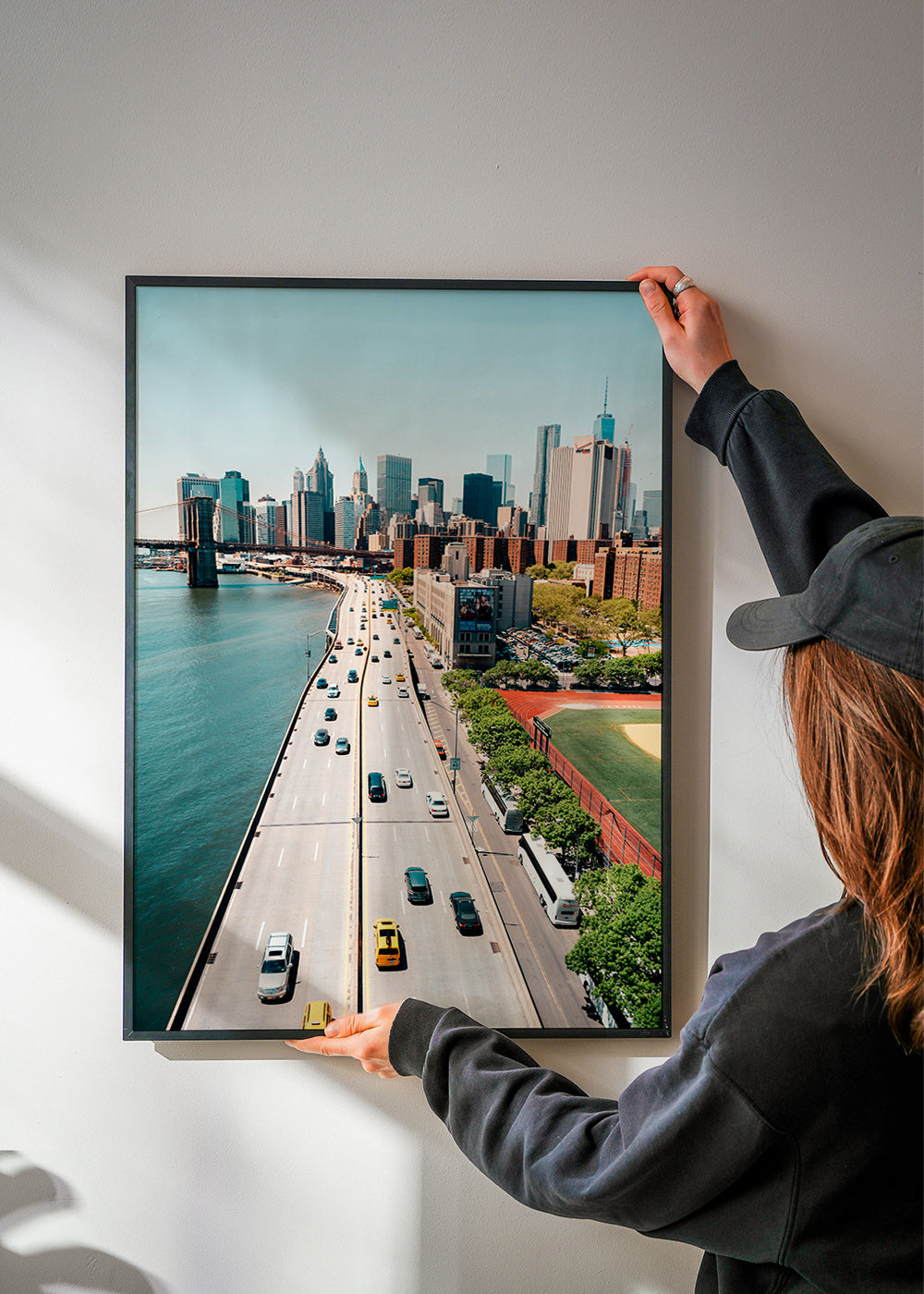 Køkkenkunst: skyline og bro set oppefra – Product2