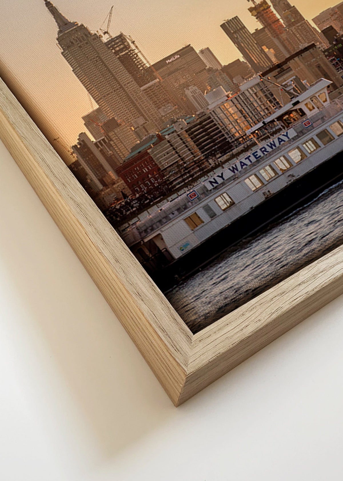 Køkkenkunst Manhattan skyline – Canvas detail