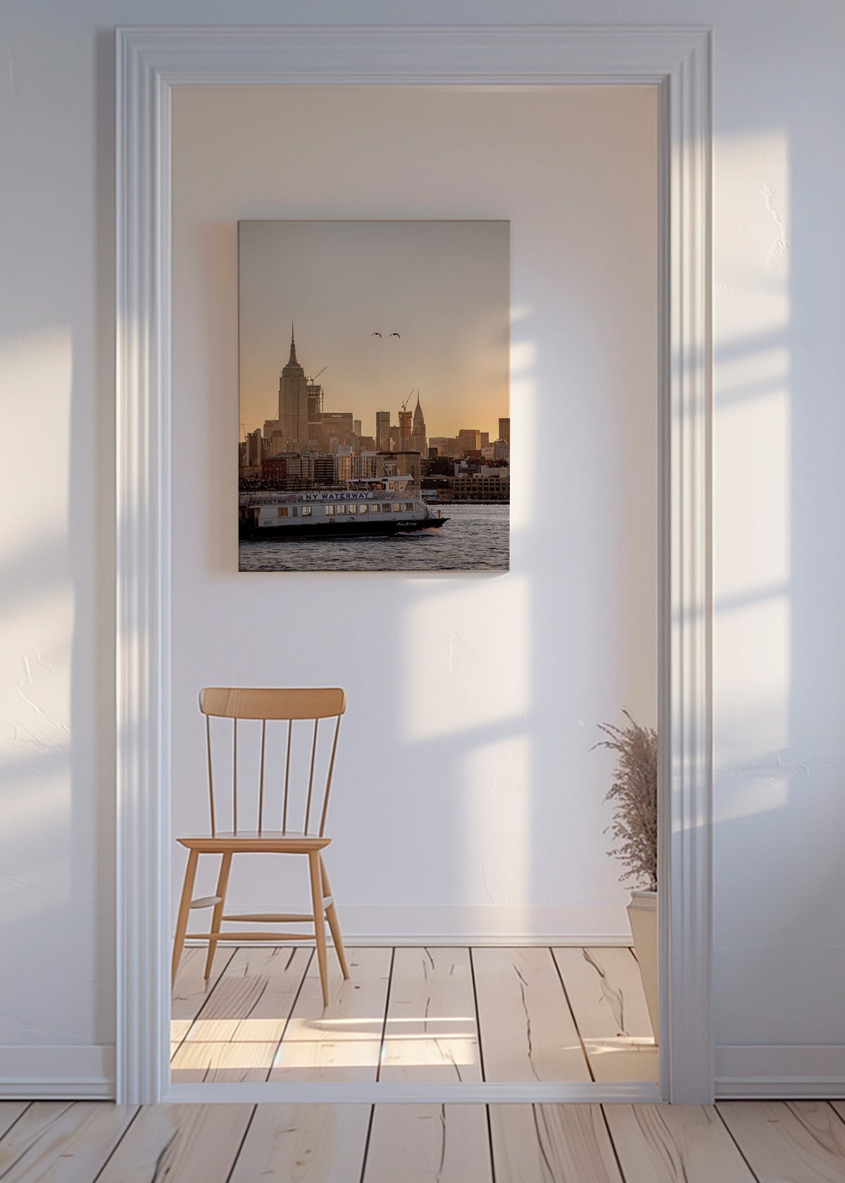 Køkkenkunst Manhattan skyline – Canvas