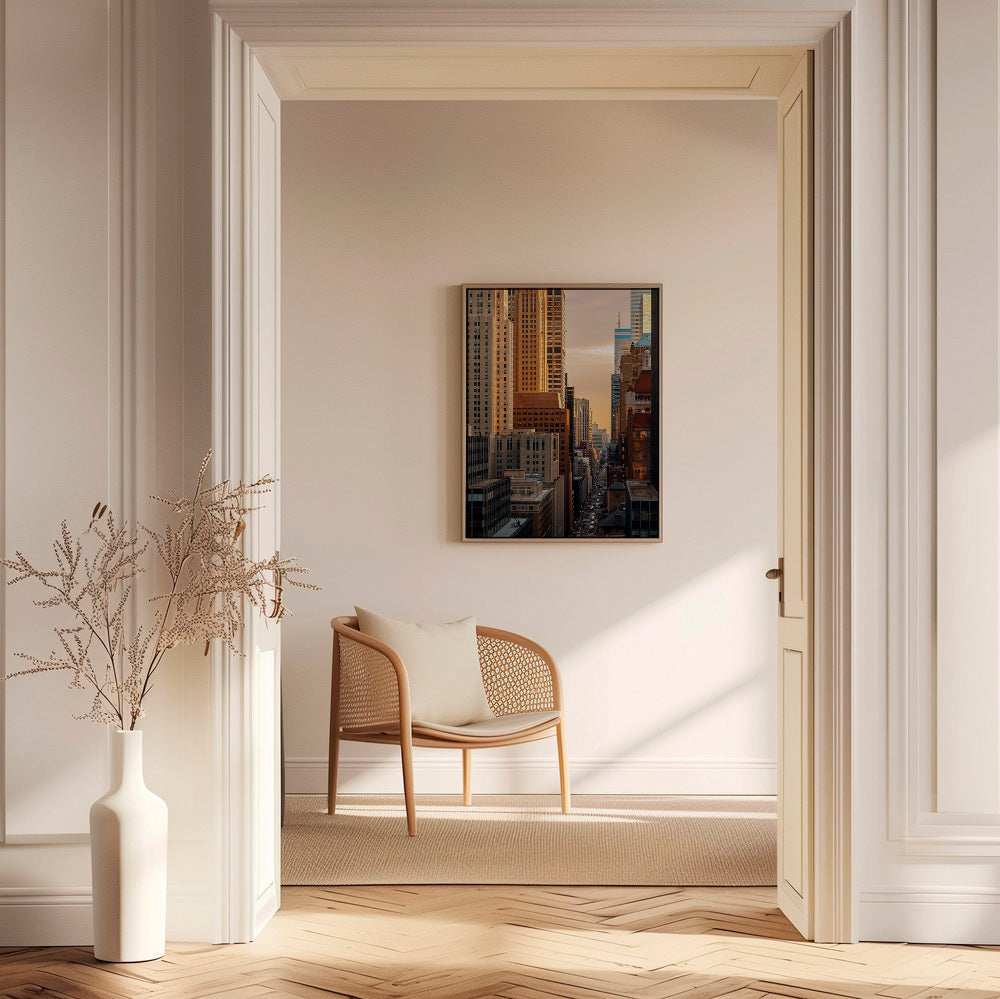 Bybillede ved morgengry – Canvas1