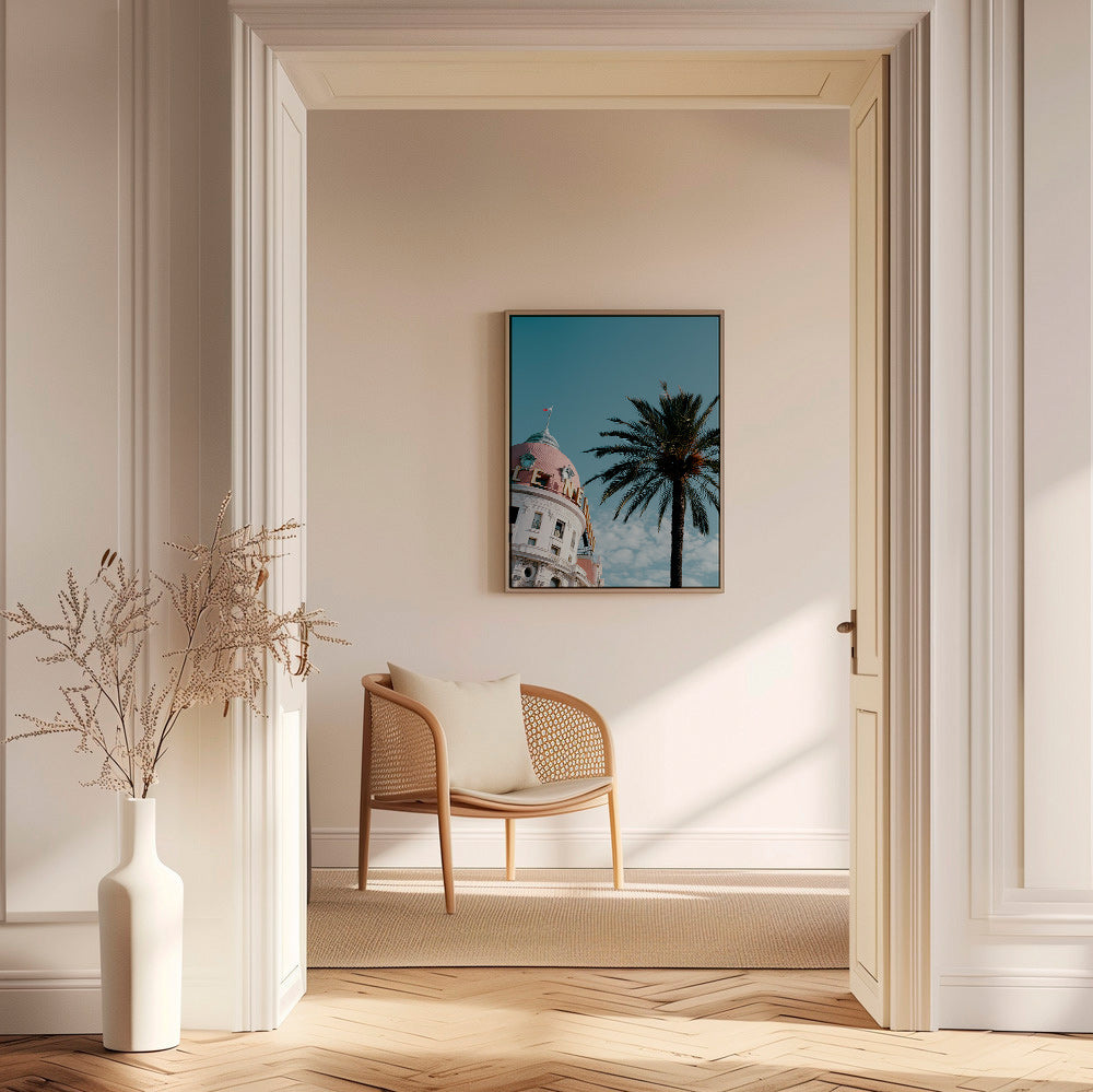 Køkkenkunst Riviera kuppel med palme – Canvas2