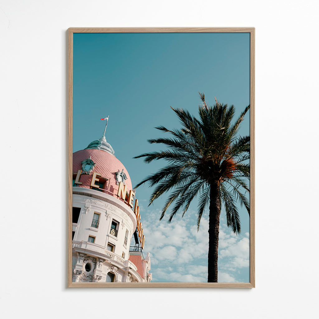Køkkenkunst Riviera kuppel med palme – Oak Frame