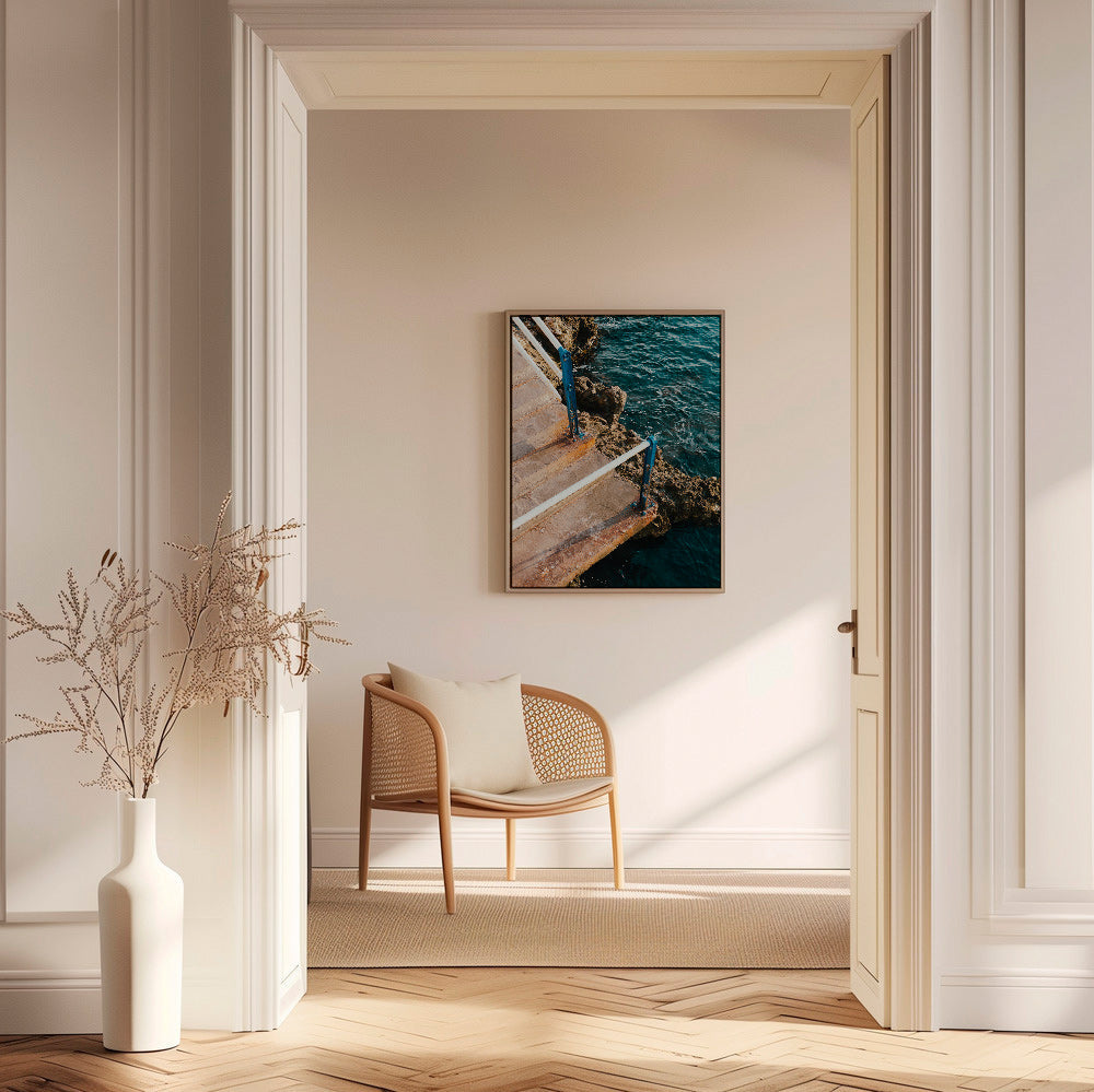 Landskabskunst: trappe til havet – Canvas2