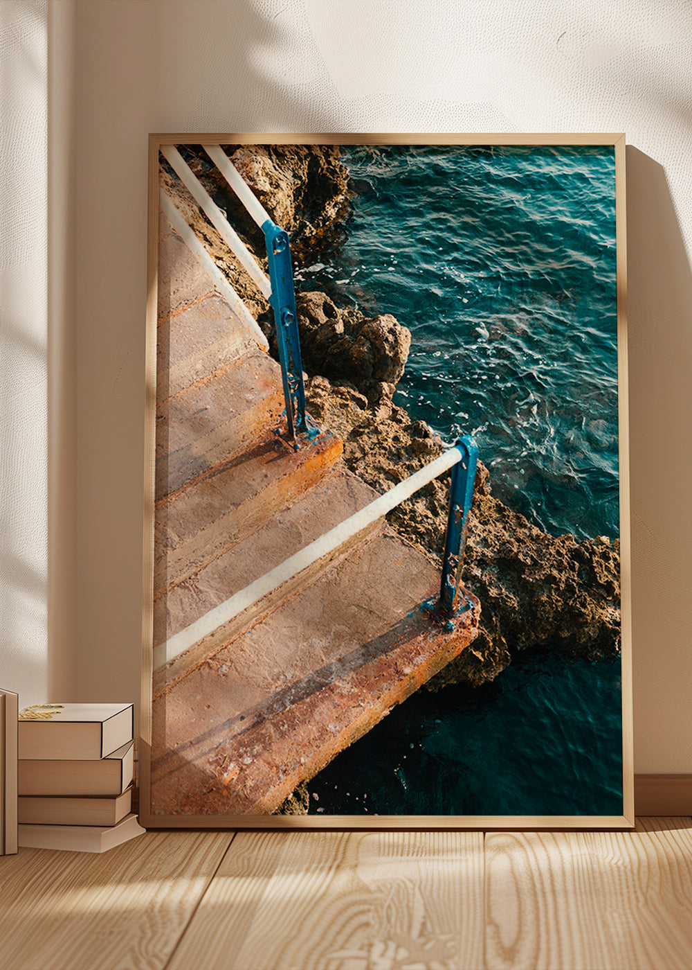 Landskabskunst: trappe til havet – Product1