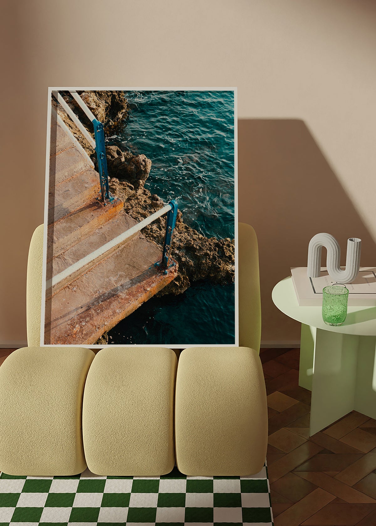 Landskabskunst: trappe til havet – Product2